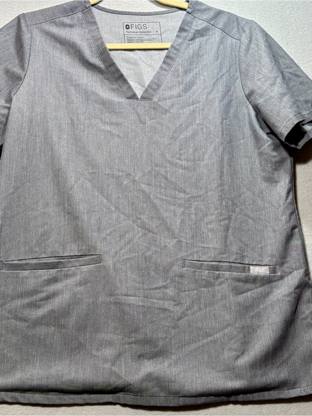 Figs Gray Short-Sleeve Scrub Shirt- Style FW1100